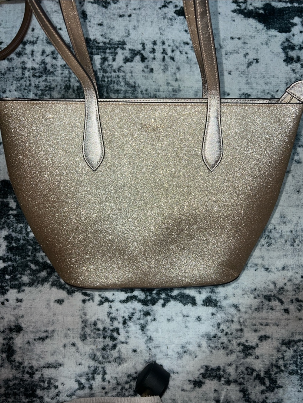 kate spade Glittery Gold Tote Bag NWOT